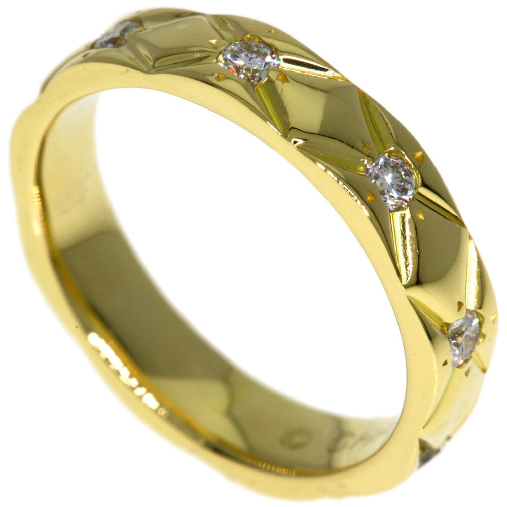 CHANEL 18k Gold Diamond Eternity Ring